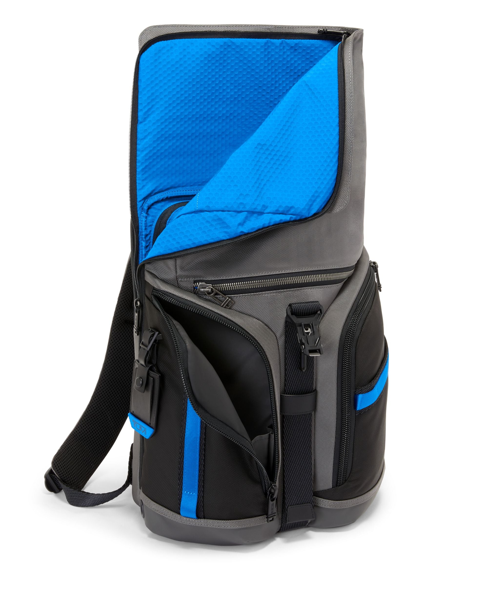 Alpha Bravo Logistics Flap Lid Backpack Azul/gris