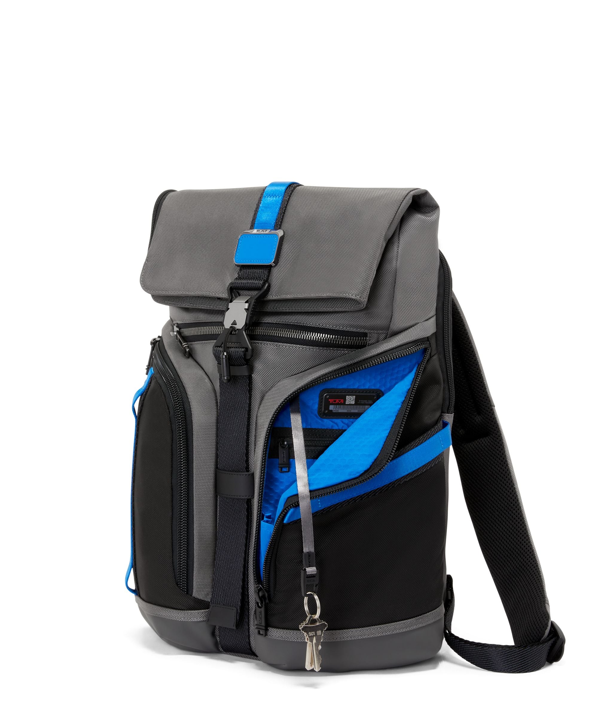 Alpha Bravo Logistics Flap Lid Backpack Azul/gris