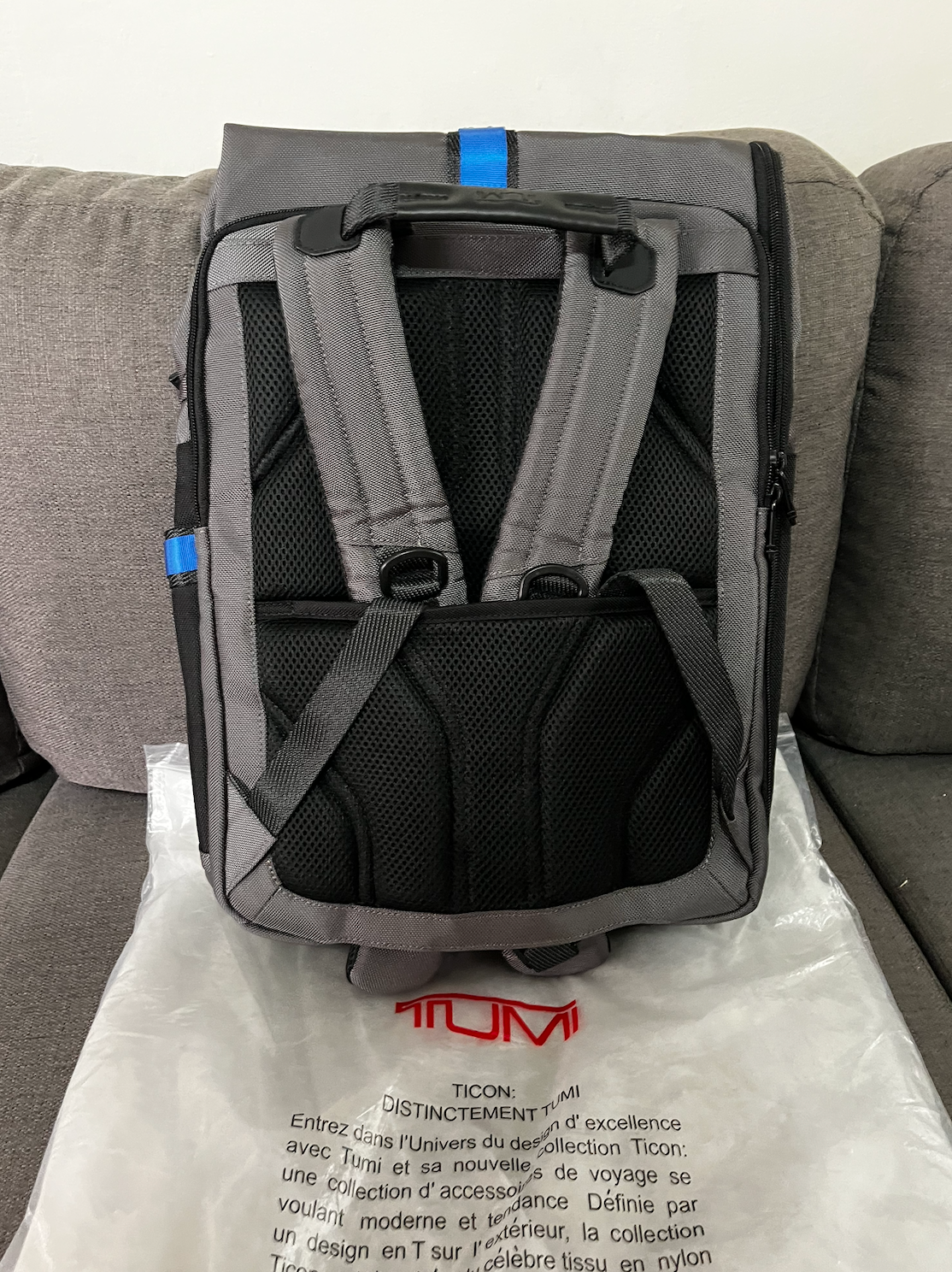 Alpha Bravo Logistics Flap Lid Backpack Azul/gris